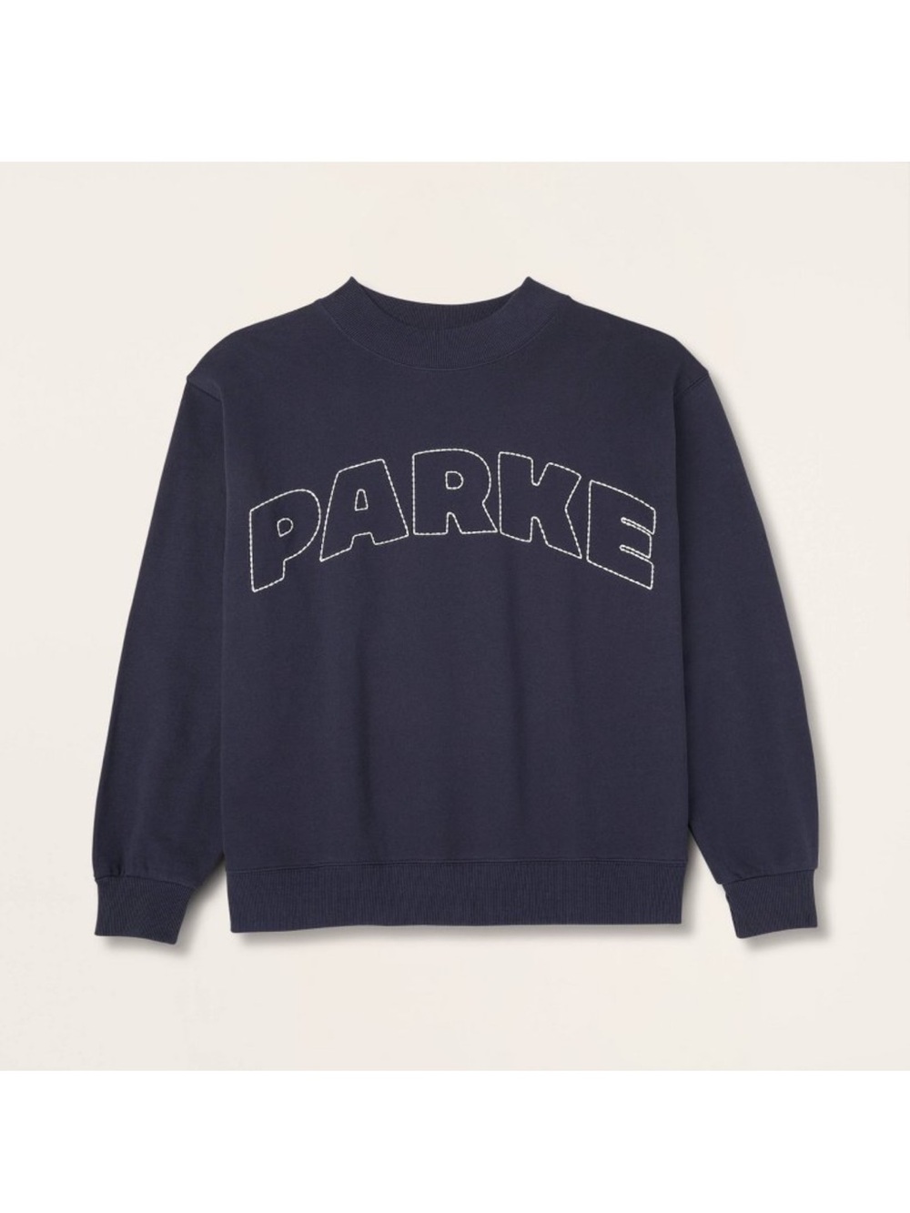 Parke x Target Navy Mockneck sweatshirt xxs/xs NWT